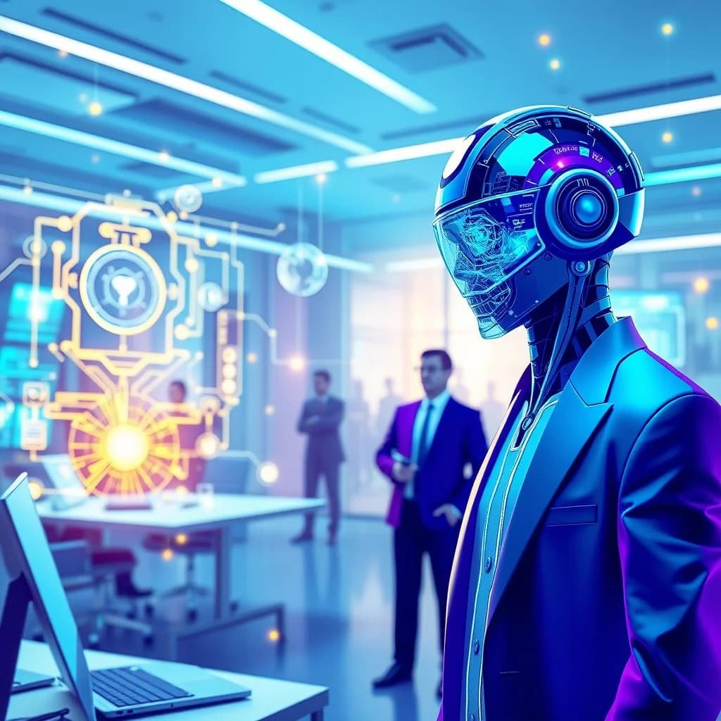 Abstract AI Neural Network Background